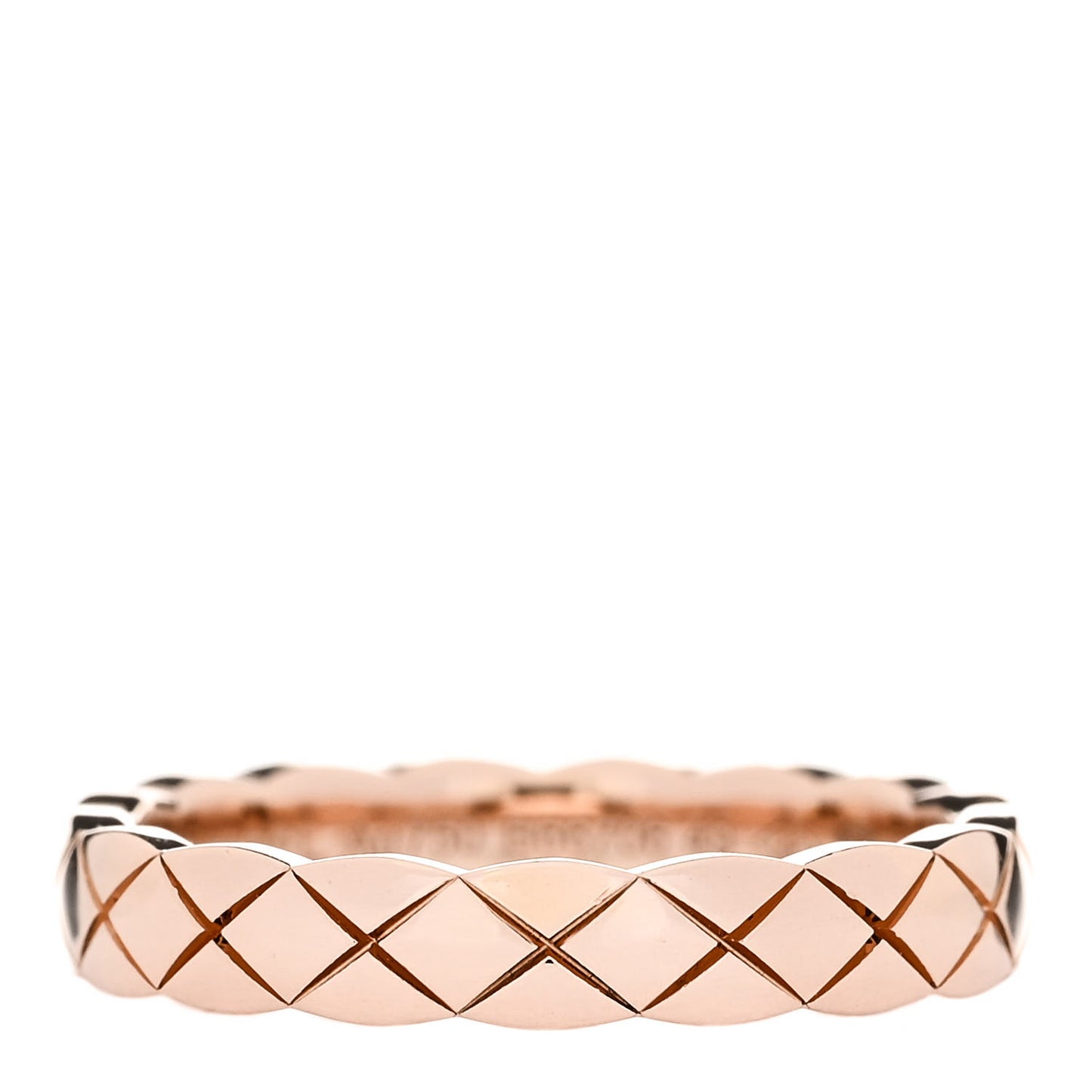 18K Beige Gold Mini Coco Crush Ring 49 4.75