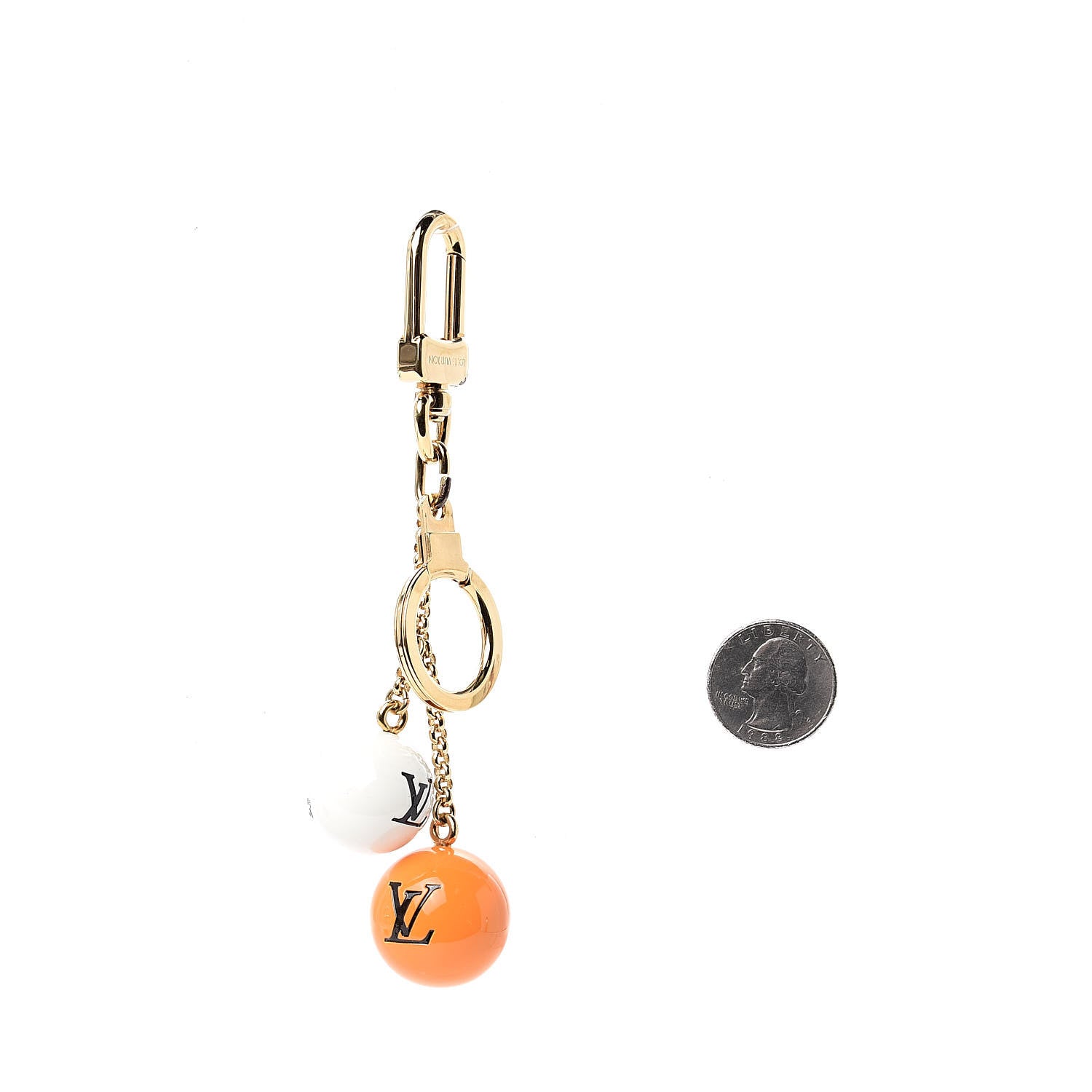 Louis Vuitton Halloween Jack and Lucie Key Holder Orange 2 of 3