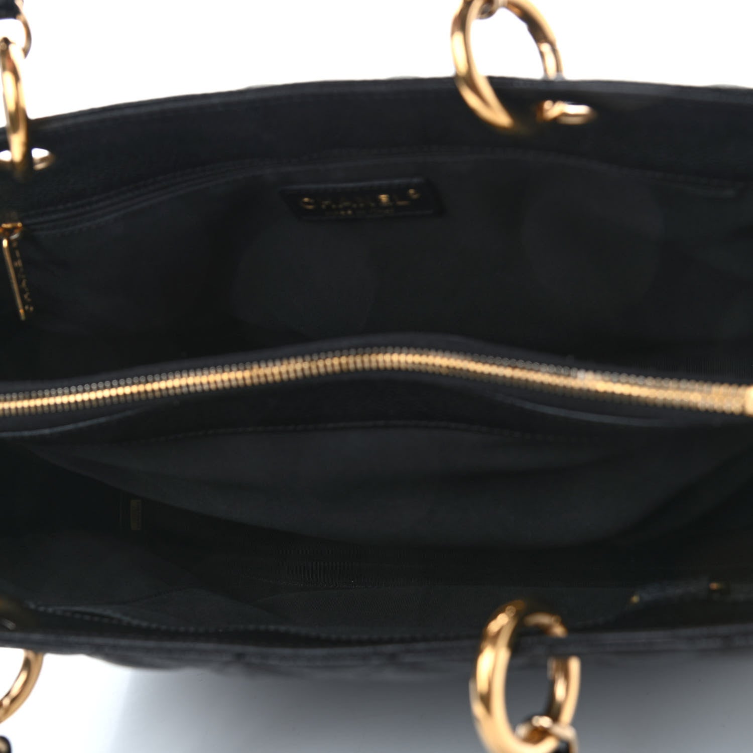 Chanel Caviar Quilted Grand Shopping Tote GST Black 4 of 4