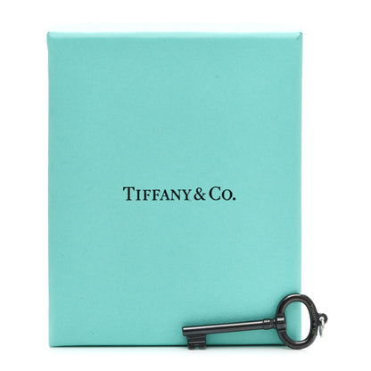 Tiffany Black Titanium Oval Key Pendant 5 of 5