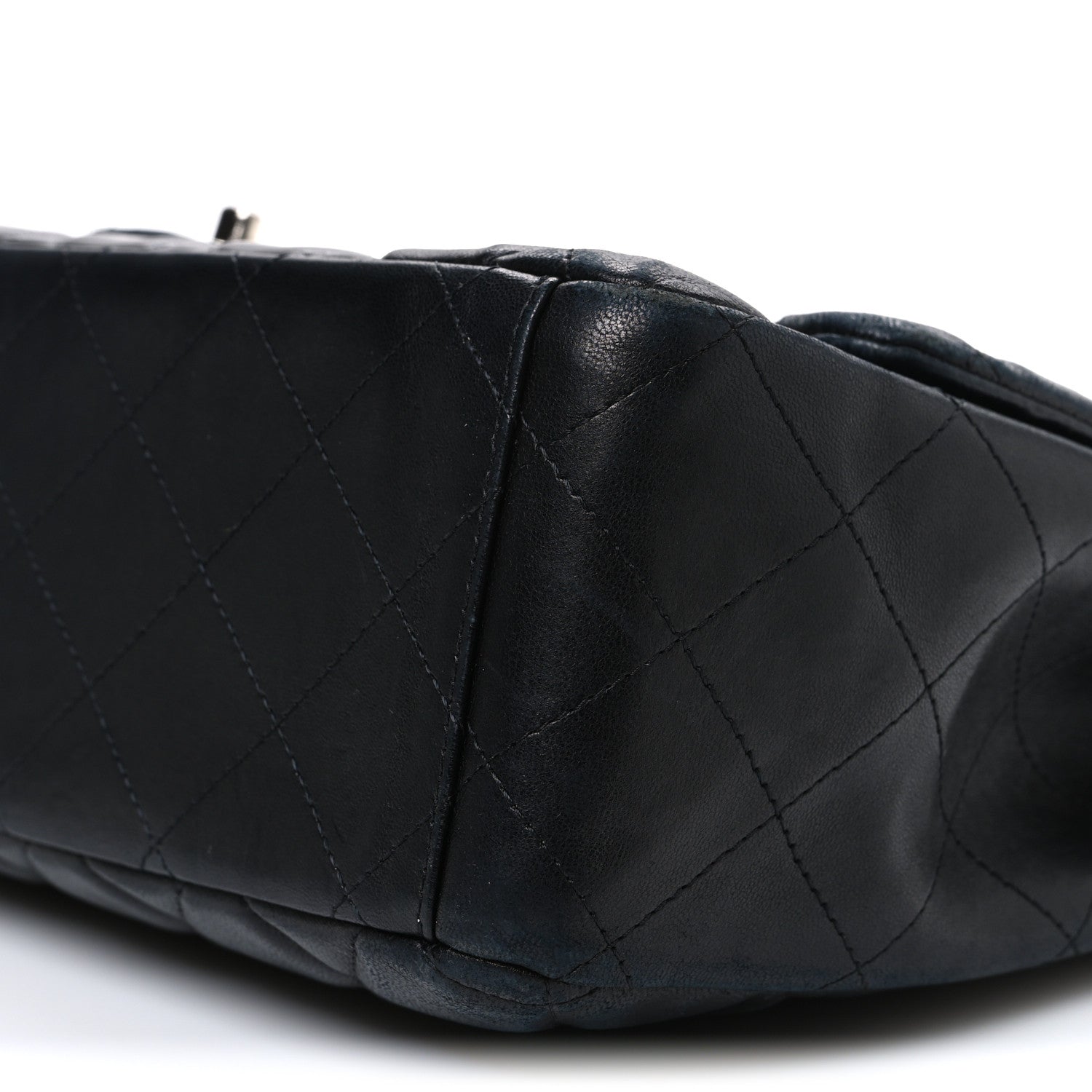 Chanel Lambskin Quilted Maxi Single Flap Black 10 of 11
