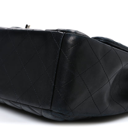Chanel Lambskin Quilted Maxi Single Flap Black 10 of 11