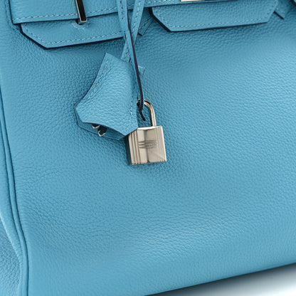 Hermes Togo Birkin 30 Blue Du Nord 14 of 14