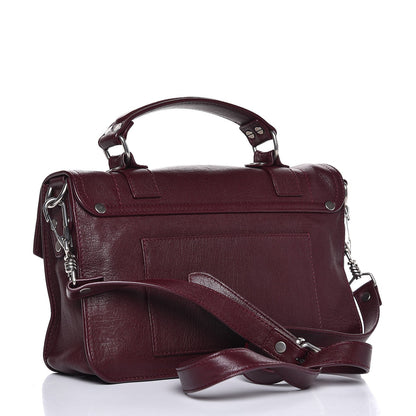 Proenza Schouler Lambskin Tiny PS1 Satchel Oxblood 3 of 9