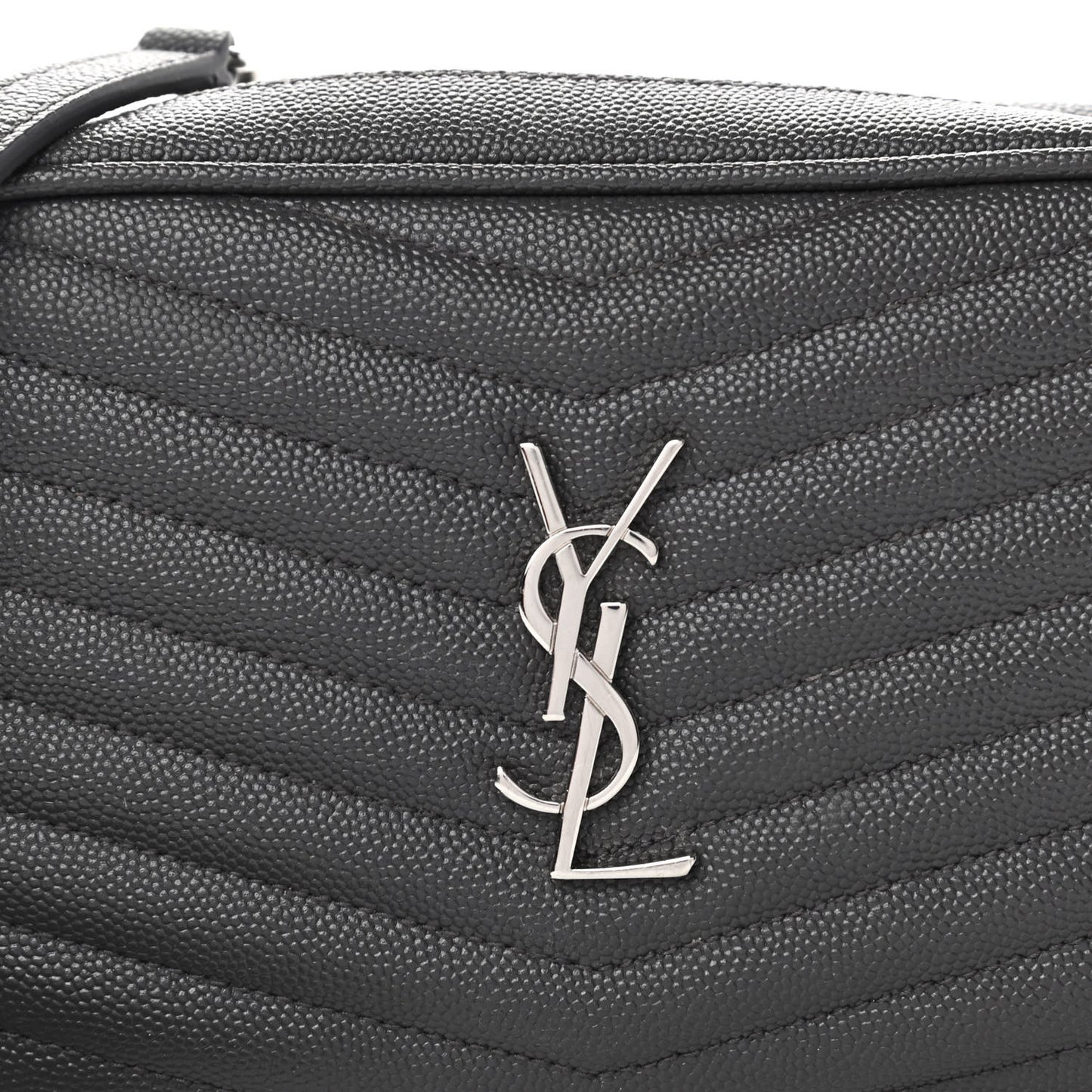 Grain De Poudre Matelasse Monogram Mini Lou Camera Bag Asphalt