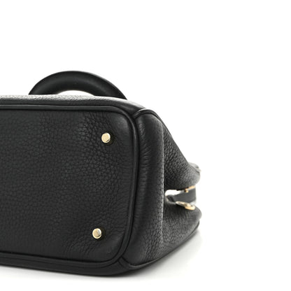 Christian Dior Bullcalf Small Diorissimo Tote Black Rose Indien 9 of 9