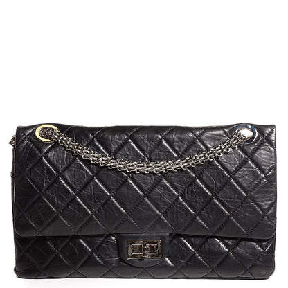 Chanel Aged Calfskin Mobile Art 2.55 Reissue Flap 228 Black 1 of 9