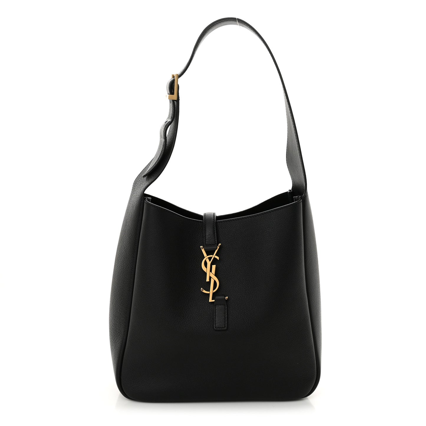 Grained Calfskin Small Le 5 A 7 Soft Hobo Black