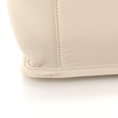 Saint Laurent Lambskin Matelasse Monogram Medium Niki Chain Satchel Crema Soft 12 of 13