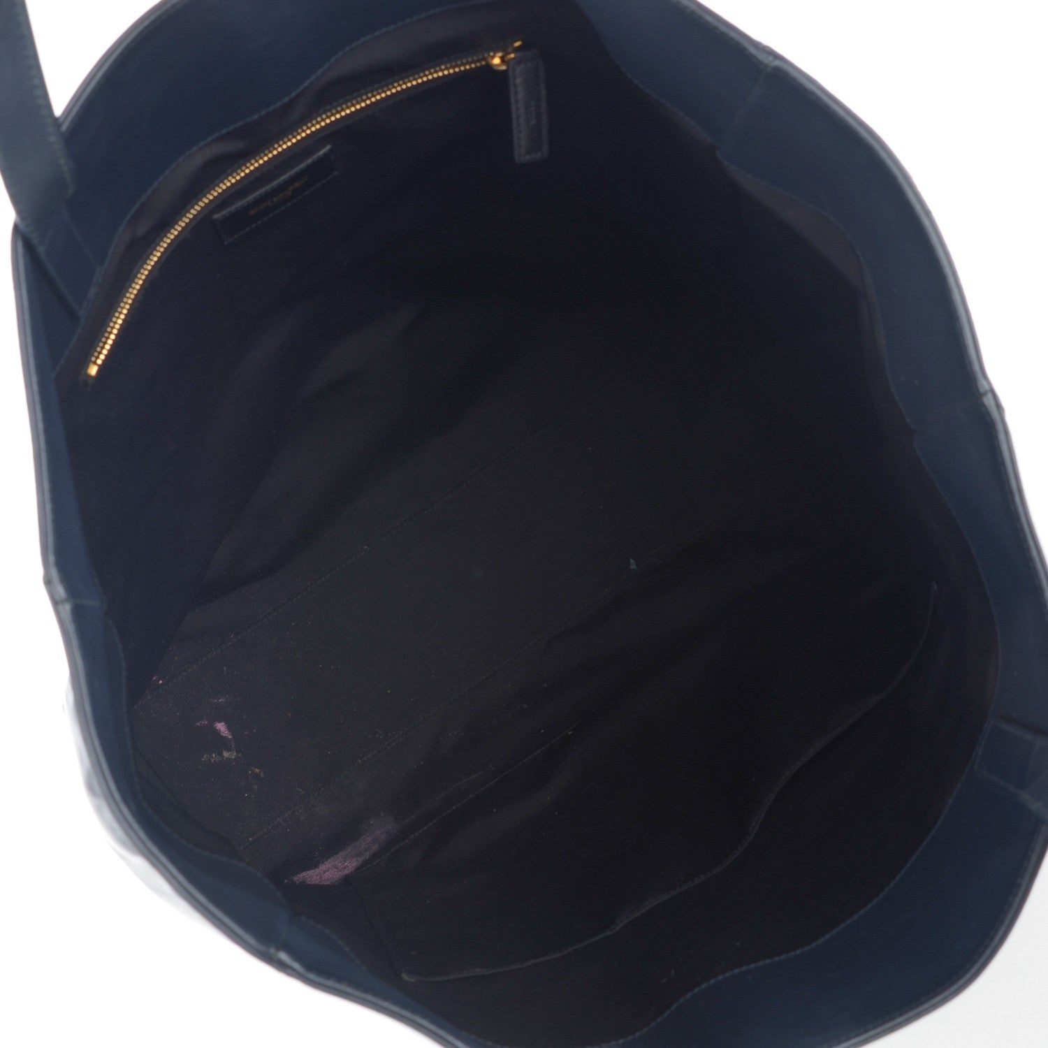 Saint Laurent Soft Calfskin Classic Large Museum Tote Navy 5 of 7