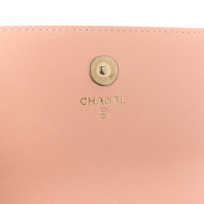 Chanel Lambskin Quilted Chanel 19 Flap Phone Holder With Chain Pink 6 of 11