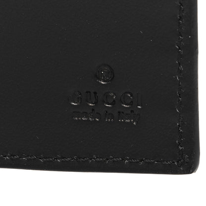 Gucci Plutone Calfskin Logo Bi-Fold Wallet Black 6 of 7