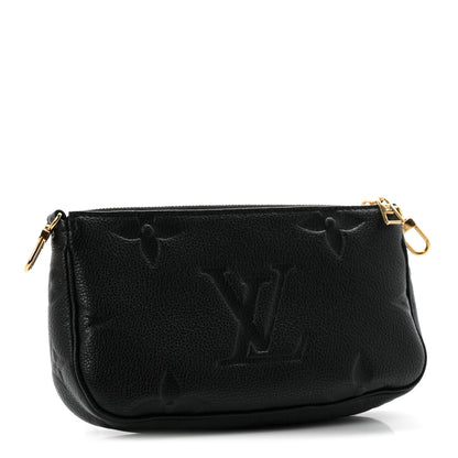 Louis Vuitton Empreinte Monogram Giant Multi Pochette Accessories Small Pochette Black 3 of 6