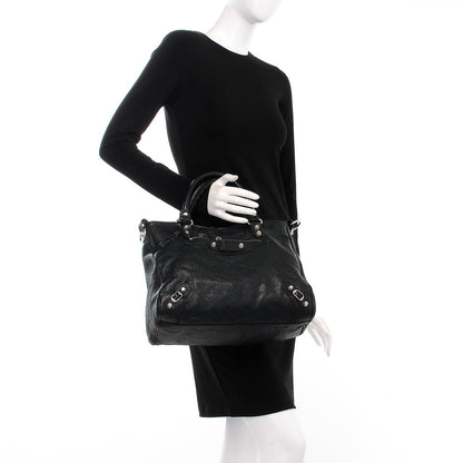 Balenciaga Agneau Giant 12 Silver Hardware Velo Black 3 of 9