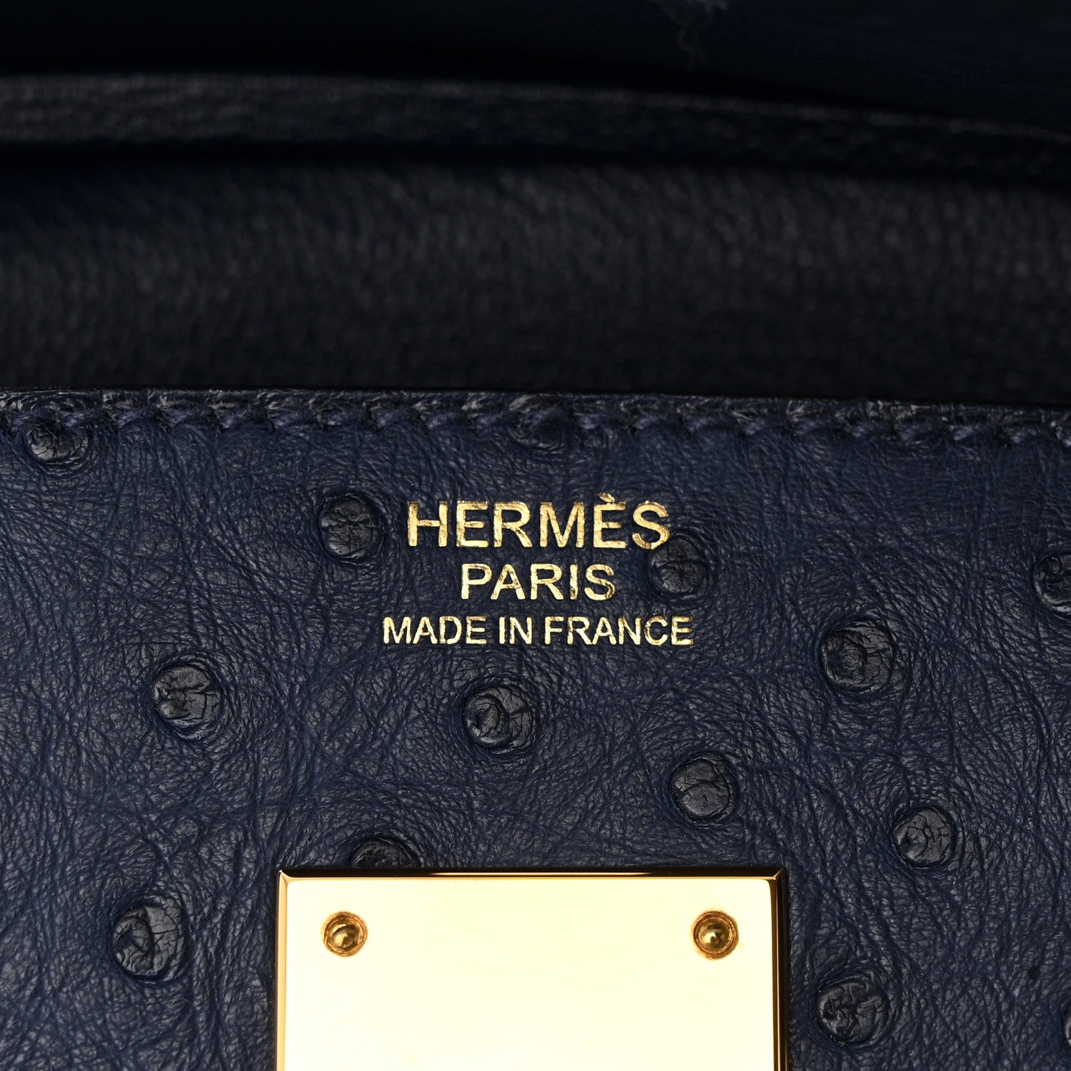 Hermes Ostrich Birkin 30 Bleu Iris 6 of 11