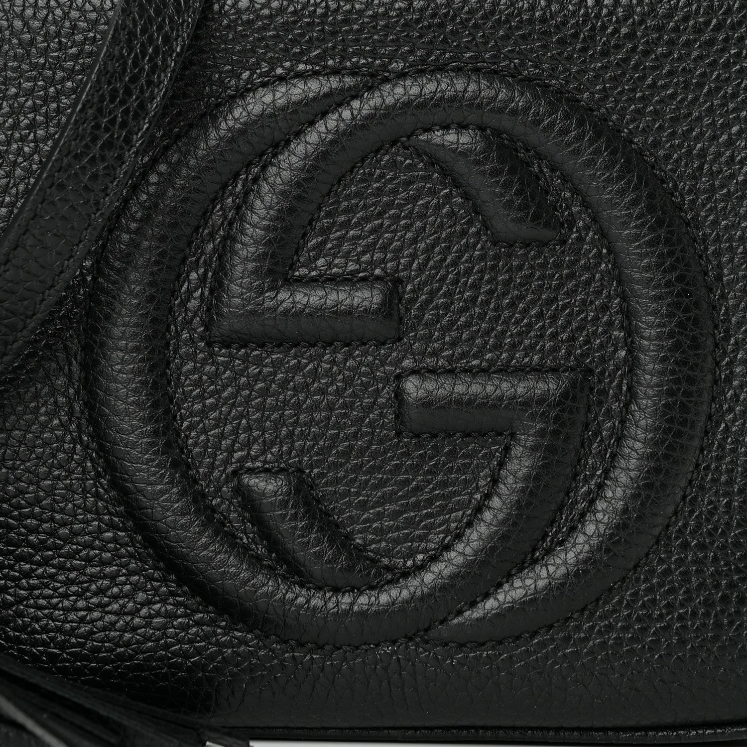 Gucci Pebbled Calfskin Small Soho Disco Bag Black 8 of 13