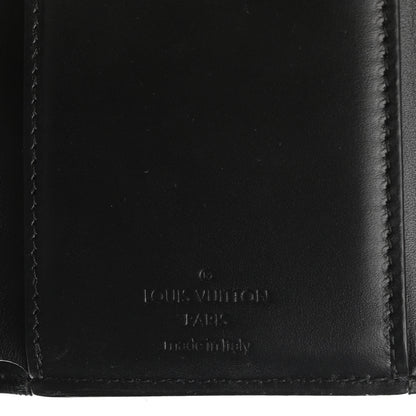 Louis Vuitton Patent Calfskin Monogram Cherrywood Compact Wallet Black 11 of 12