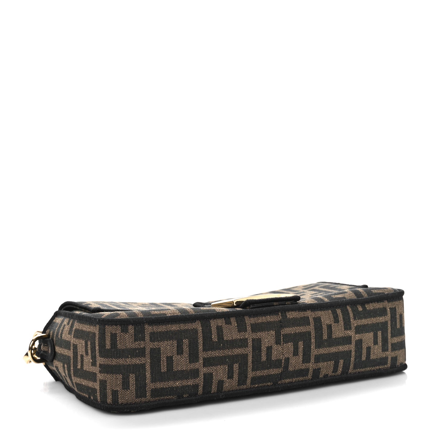 Fabric Jacquard FF 1974 Medium Baguette Tobacco Moro Black