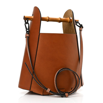 Loewe Calfskin Bamboo Bucket Bag Tan 3 of 13