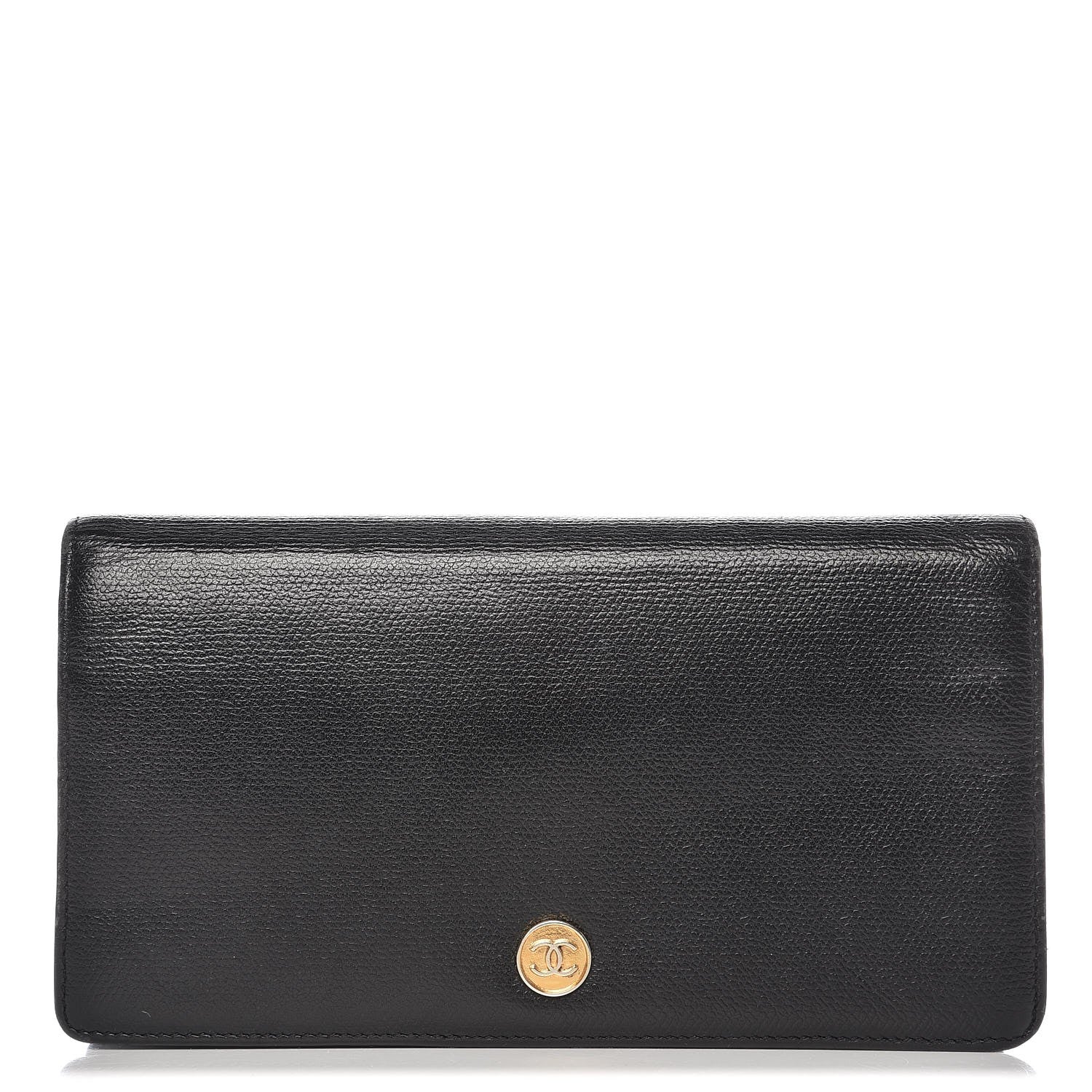 Chanel Caviar CC Yen Wallet Black 1 of 13