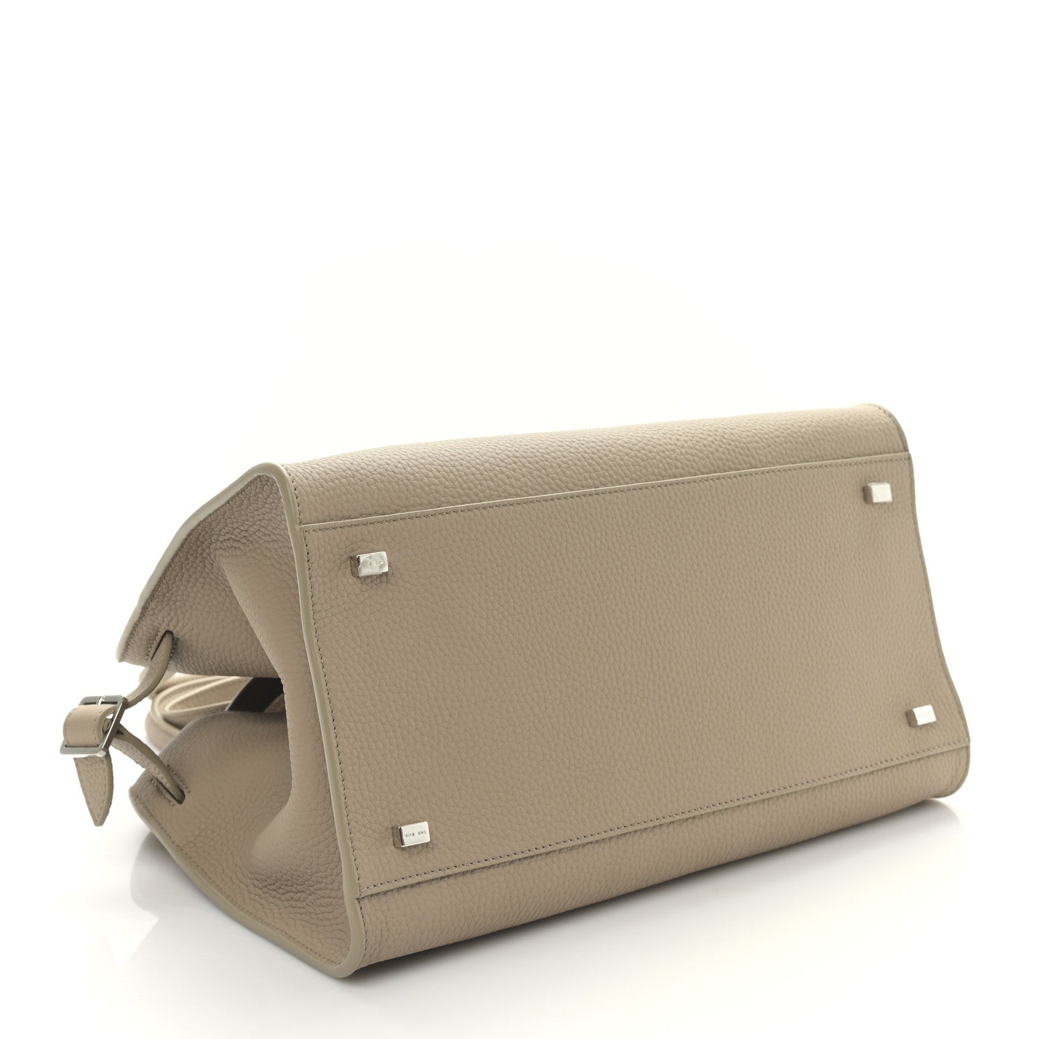 The Row Matte Grained Calfskin Soft Margaux 12 Dark Taupe 4 of 8