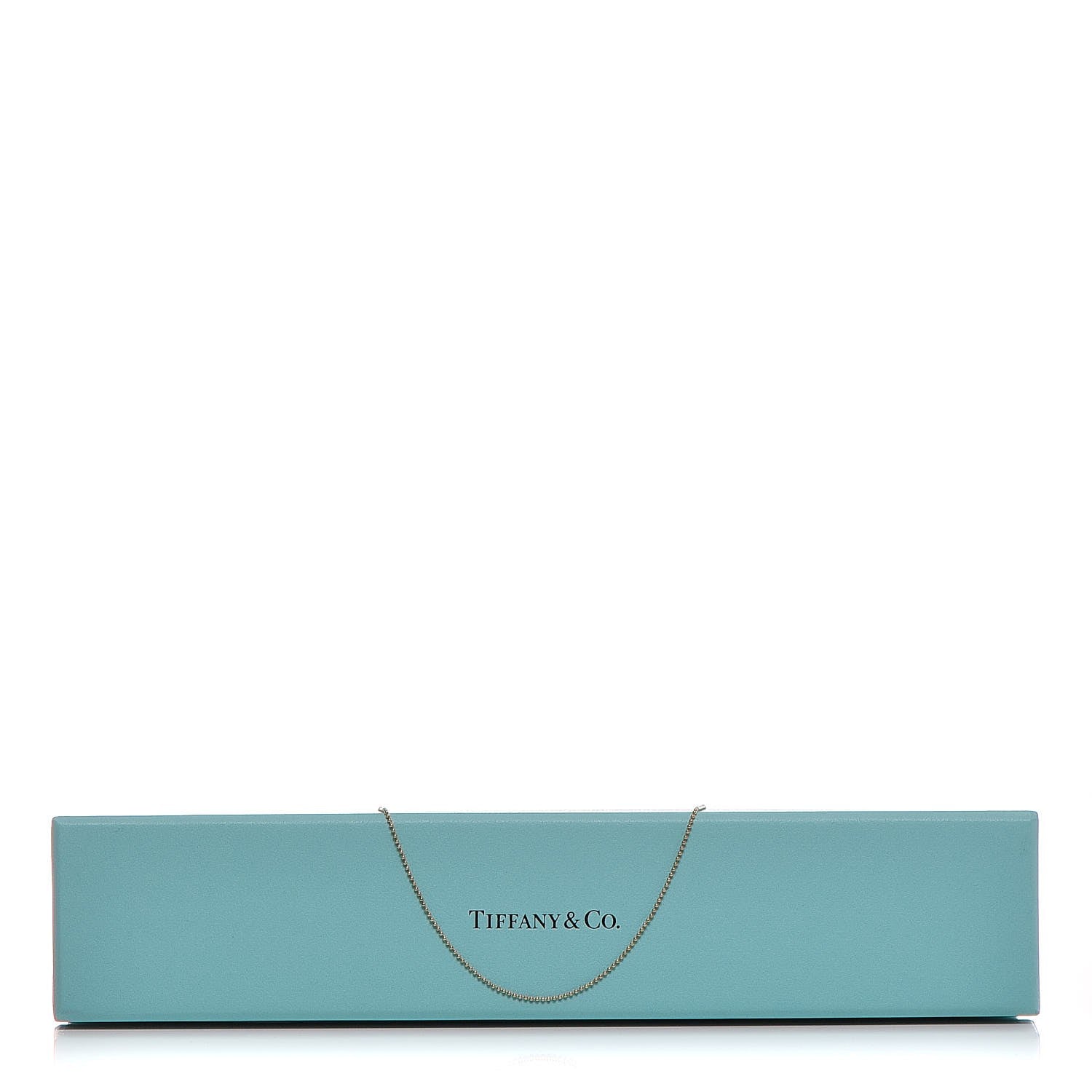 Tiffany 18K Rose Gold Beaded Chain Necklace 5 of 5