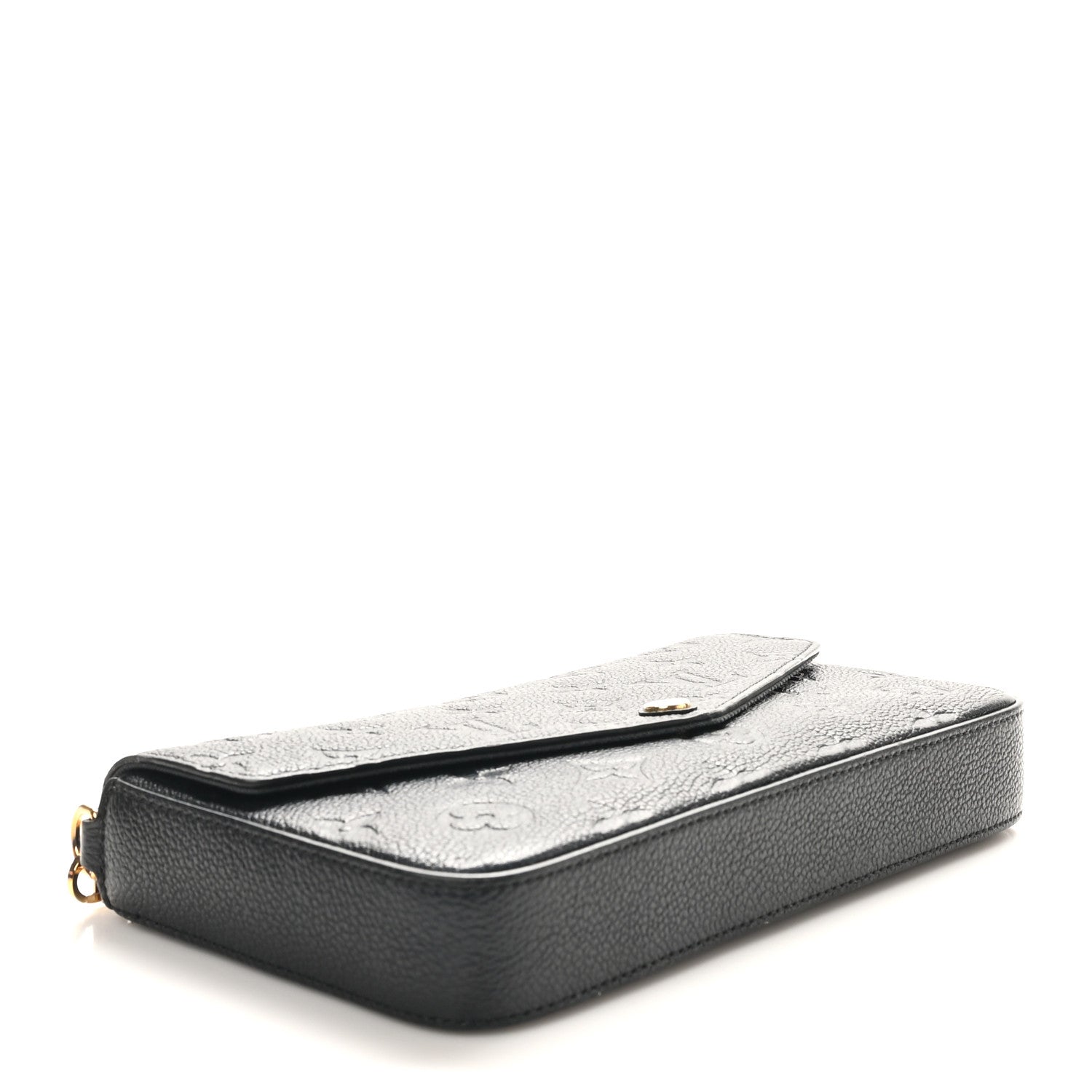 Louis Vuitton Empreinte Pochette Felicie Chain Wallet Black 4 of 9