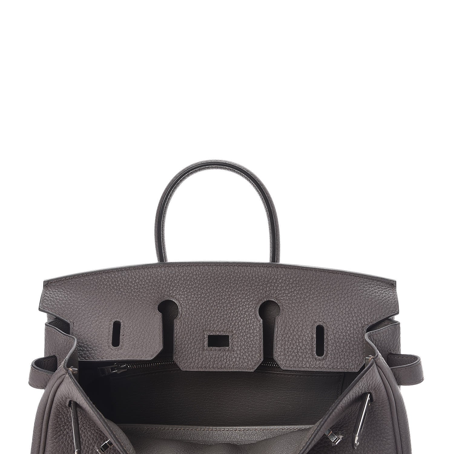 Hermes Togo Birkin 25 Etain 8 of 37