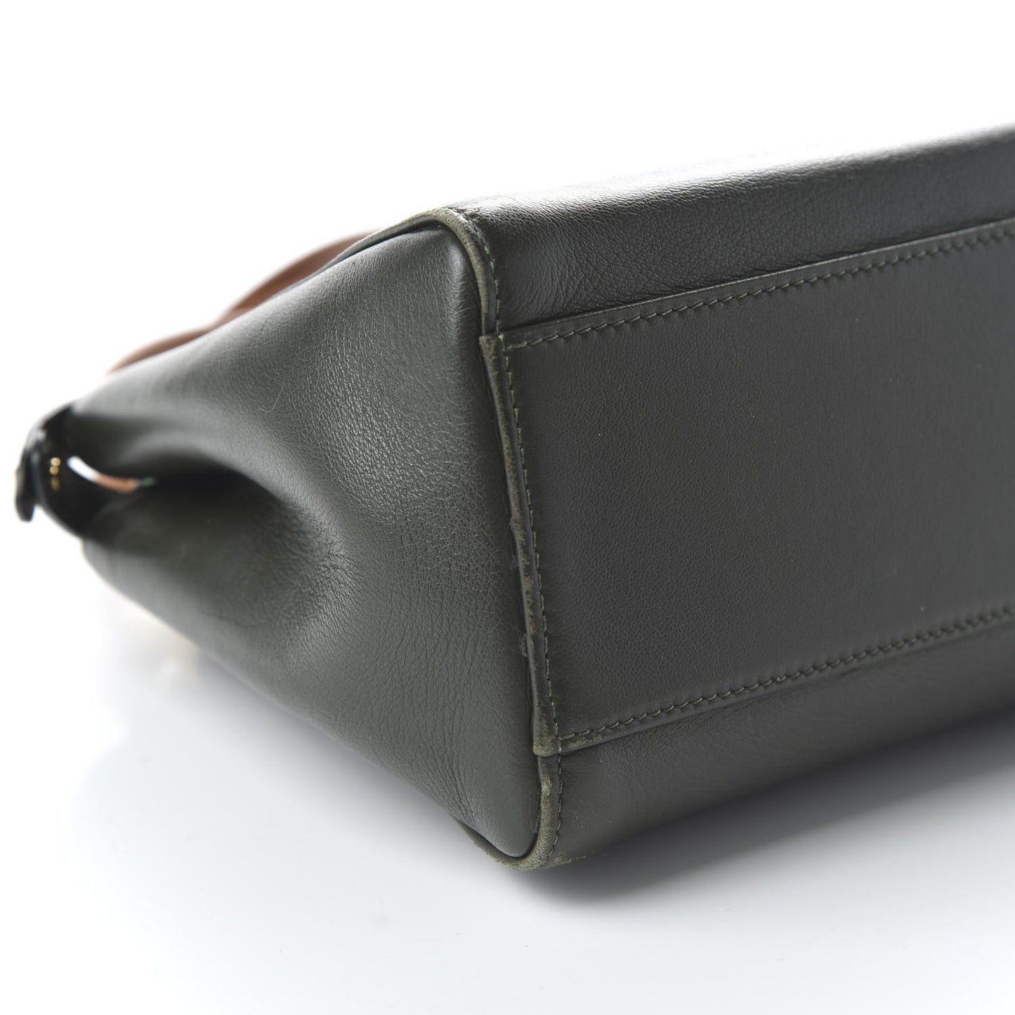 Nappa Colorblock Mini Peekaboo Iconic Satchel Oliva Vacchetta Powder Pink