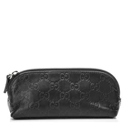 Gucci Guccissima Small Cosmetic Case Black 1 of 7
