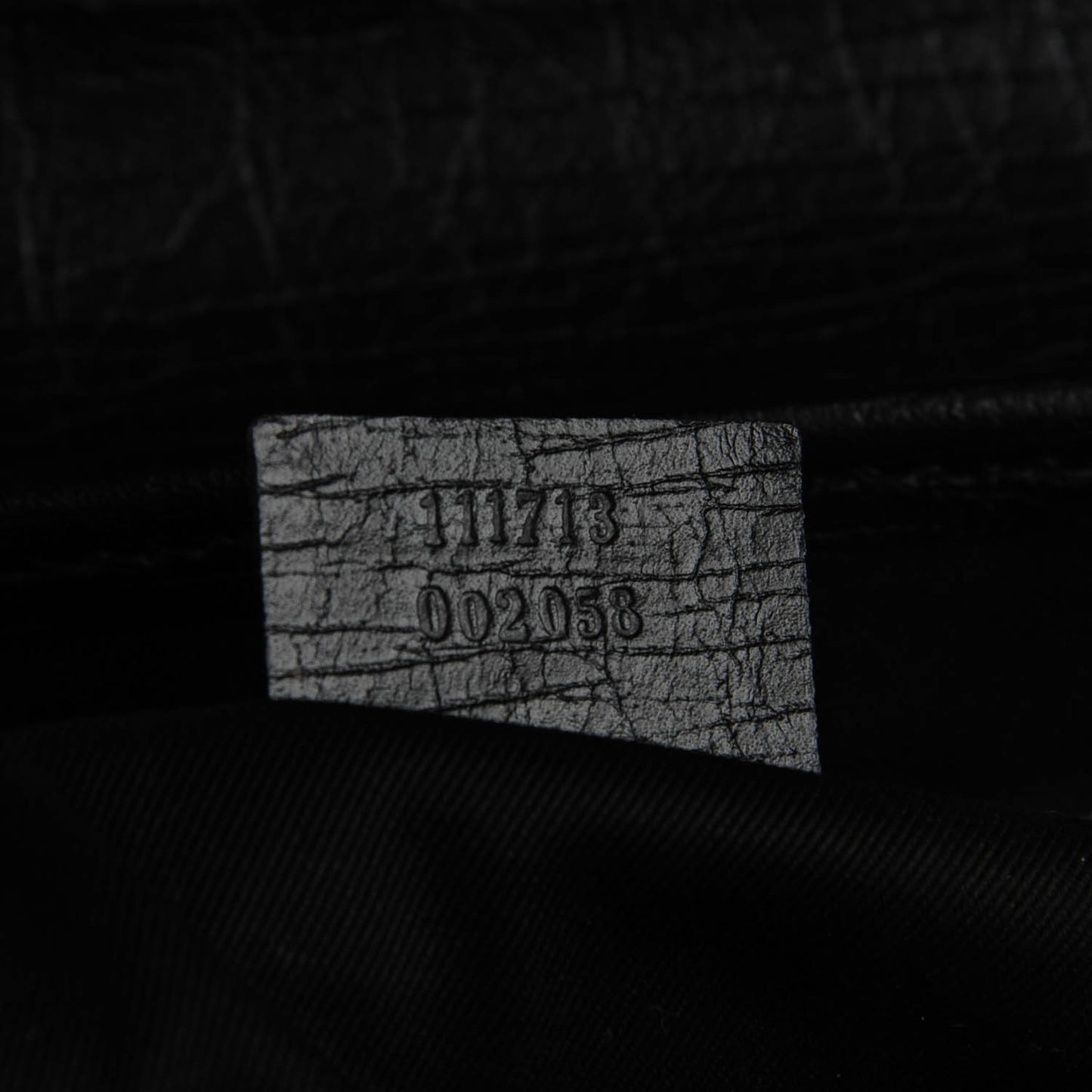 Monogram Bamboo Bullet Bag Black