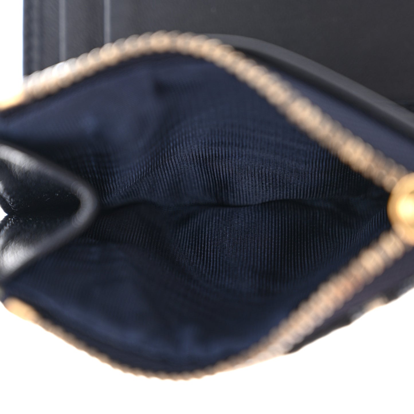 Oblique Saddle Lotus Wallet Blue