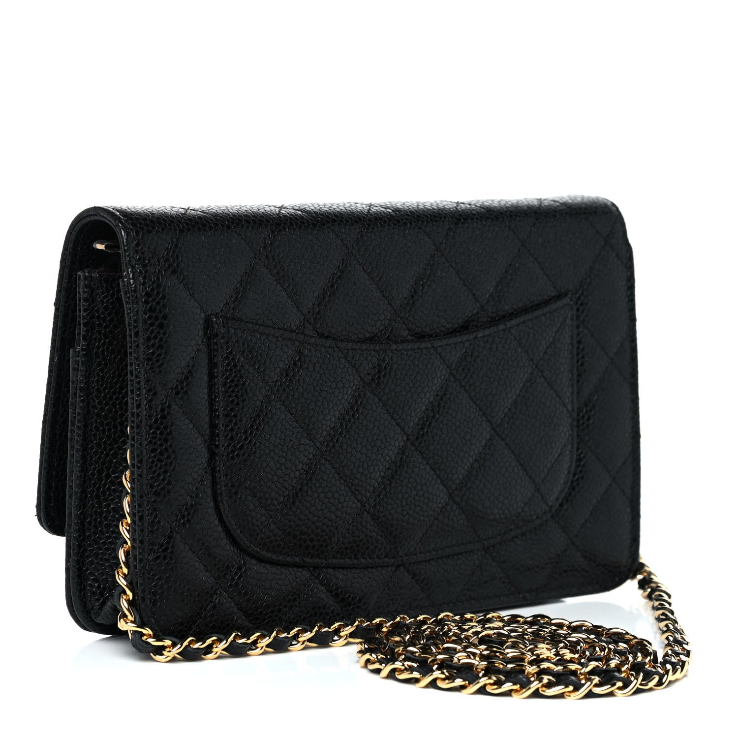 Chanel Caviar Quilted Wallet On Chain WOC Black 3 of 11