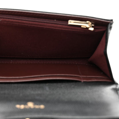 Chanel Caviar Quilted Medium Gusset Flap Wallet Black 5 of 8