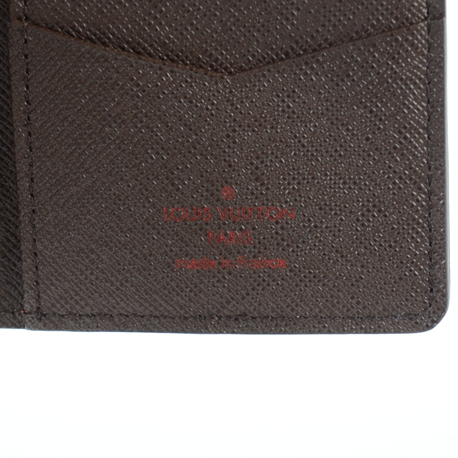 Louis Vuitton Damier Ebene Pocket Organizer NM 7 of 8