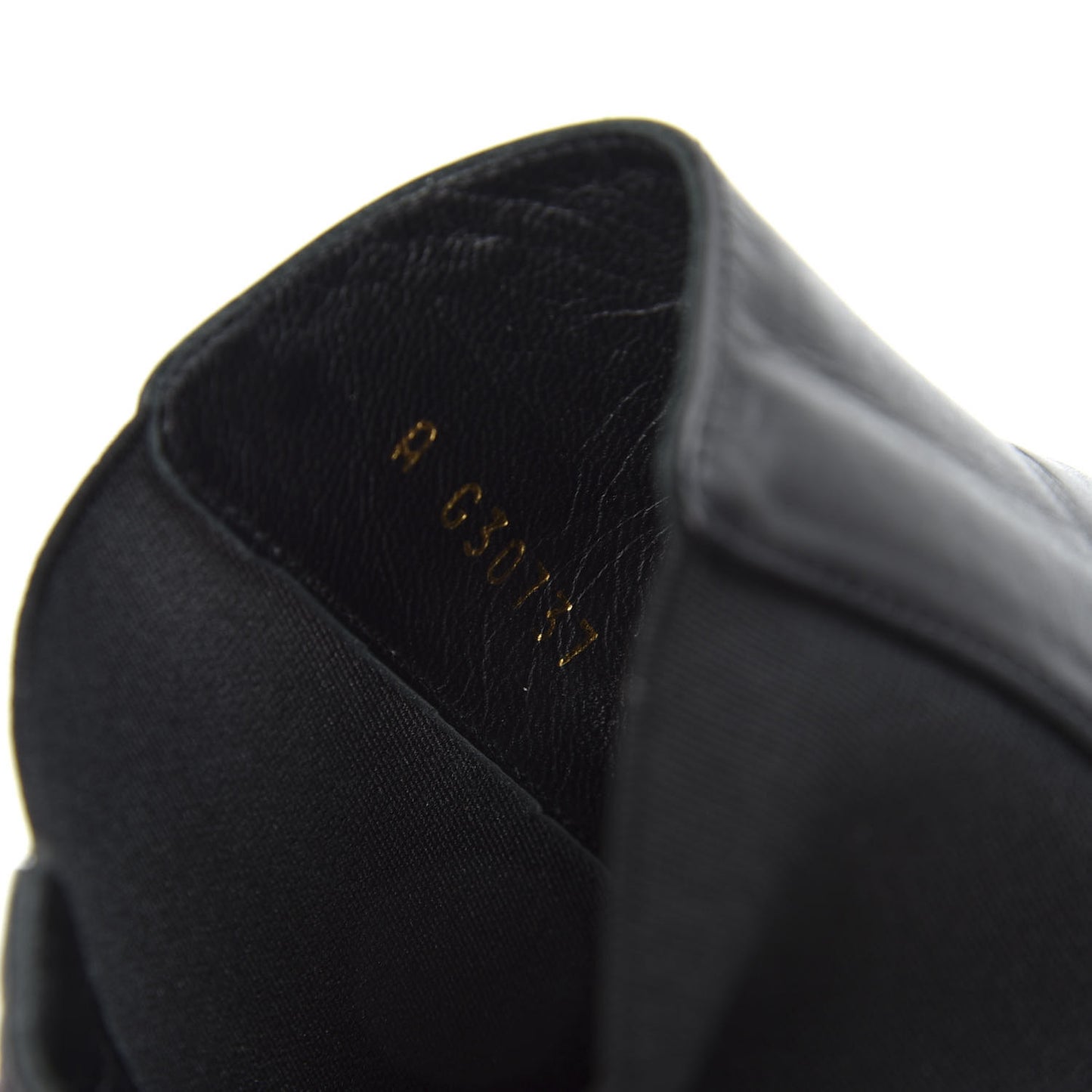 Lambskin Pearl CC Ankle Boots 40 Black