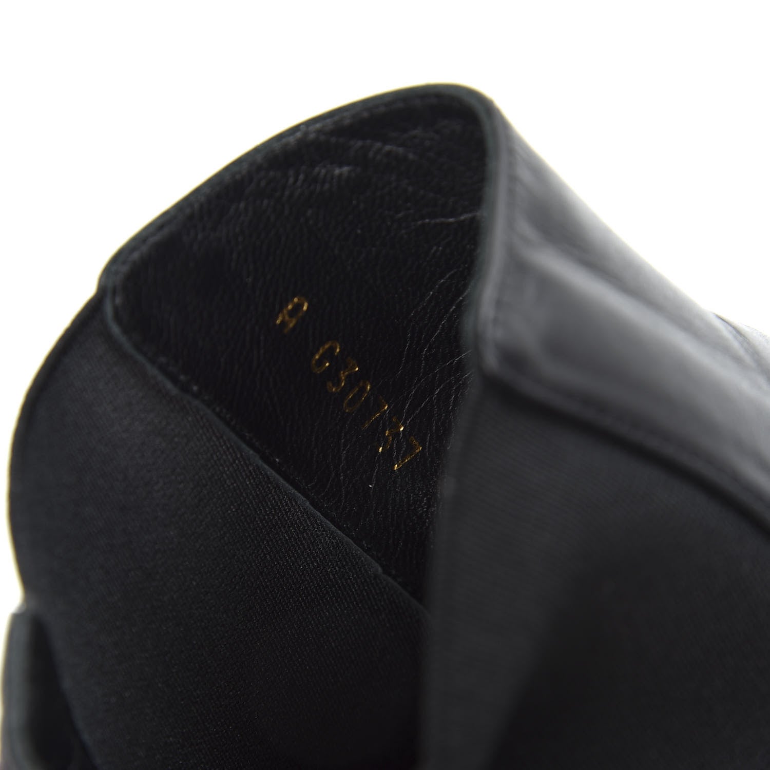 Chanel Lambskin Pearl CC Ankle Boots 40 Black 10 of 11