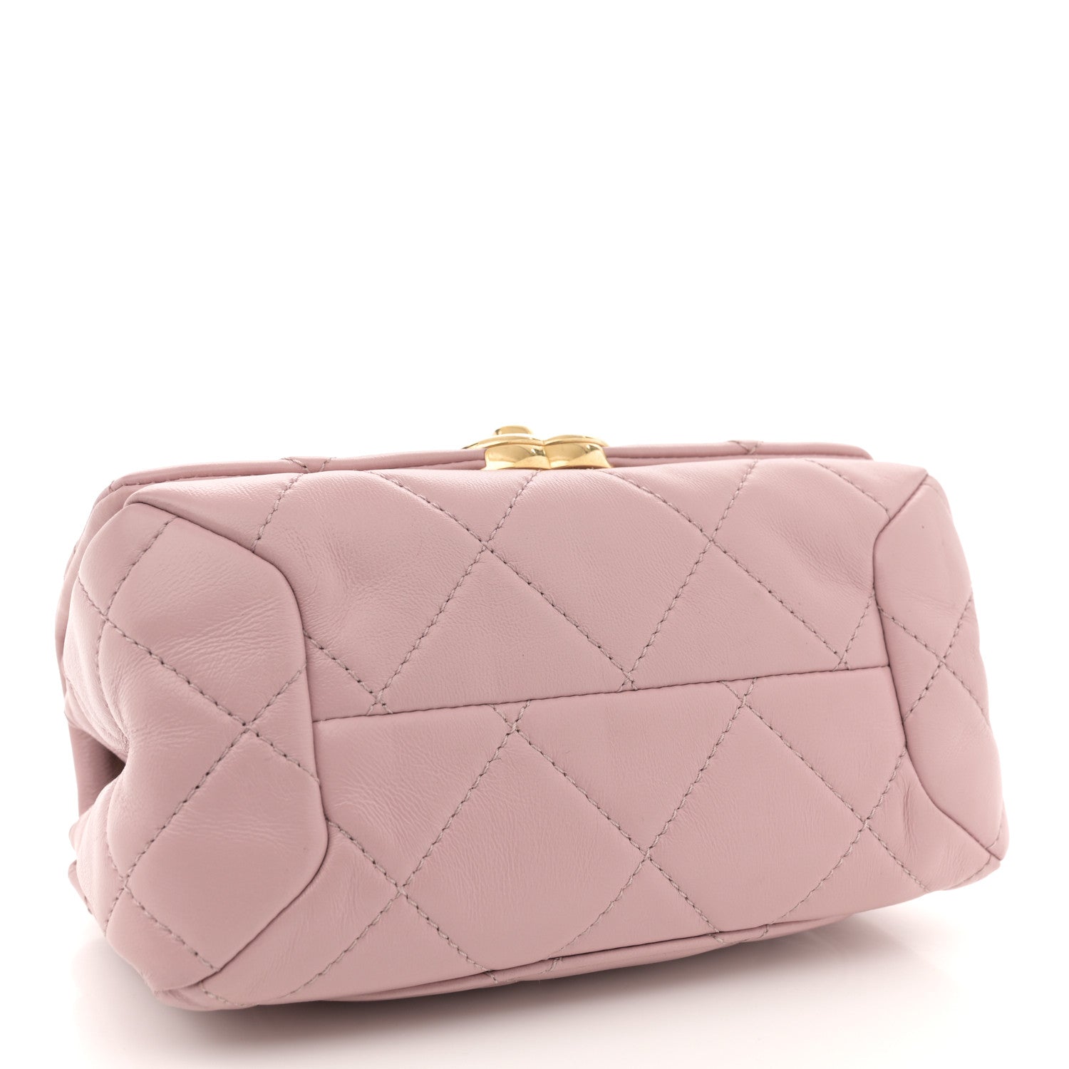Chanel Lambskin Quilted Mini Color Match Flap Light Pink 4 of 14
