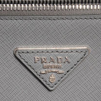 Prada Saffiano Lux Medium Double Zip Tote Marmo 7 of 11