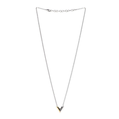 Louis Vuitton Essential V Necklace Silver 3 of 6