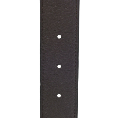 Hermes Swift Togo 32mm H Belt 100 40 Black Chocolate 4 of 5