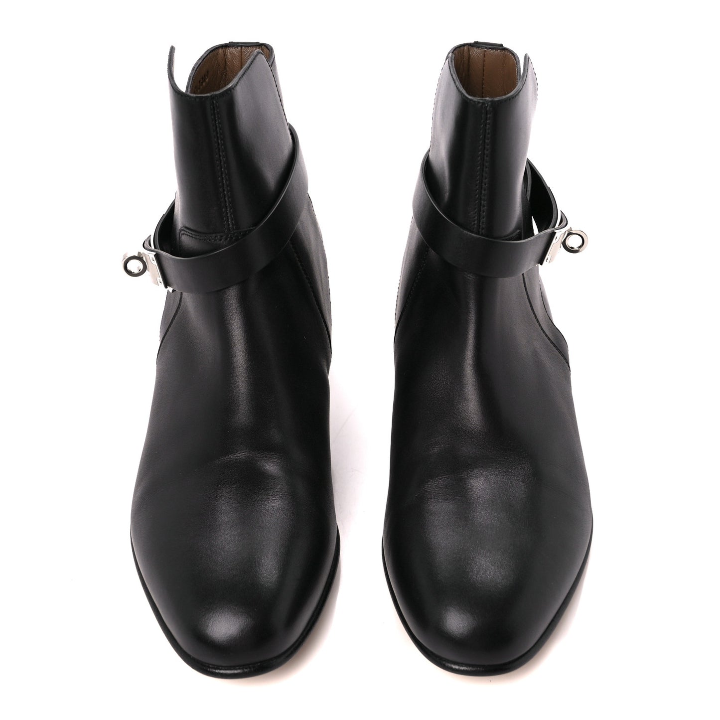 Calfskin Neo Low Boots 37.5 Black