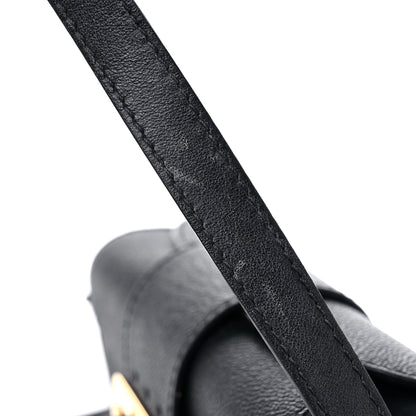 Burberry Soft Grain Calfskin Small Buckle Zip Bag Black 17 of 17
