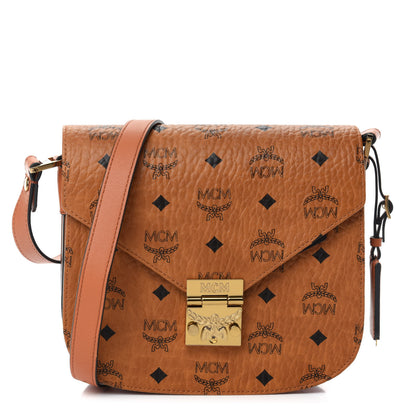 MCM Visetos Patricia Crossbody Bag Cognac 1 of 11