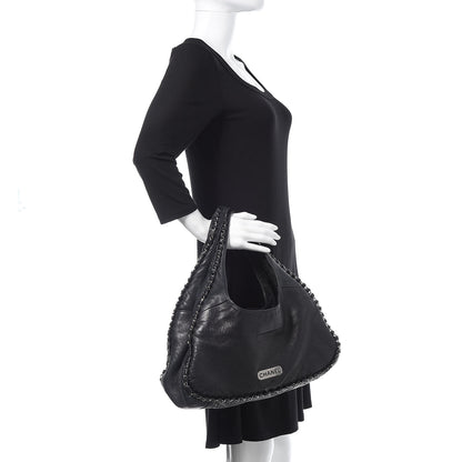 Chanel Lambskin Chain Hobo Black 2 of 15