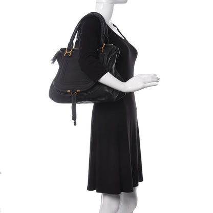 Chloe Calfskin Medium Marcie Satchel Black 2 of 11