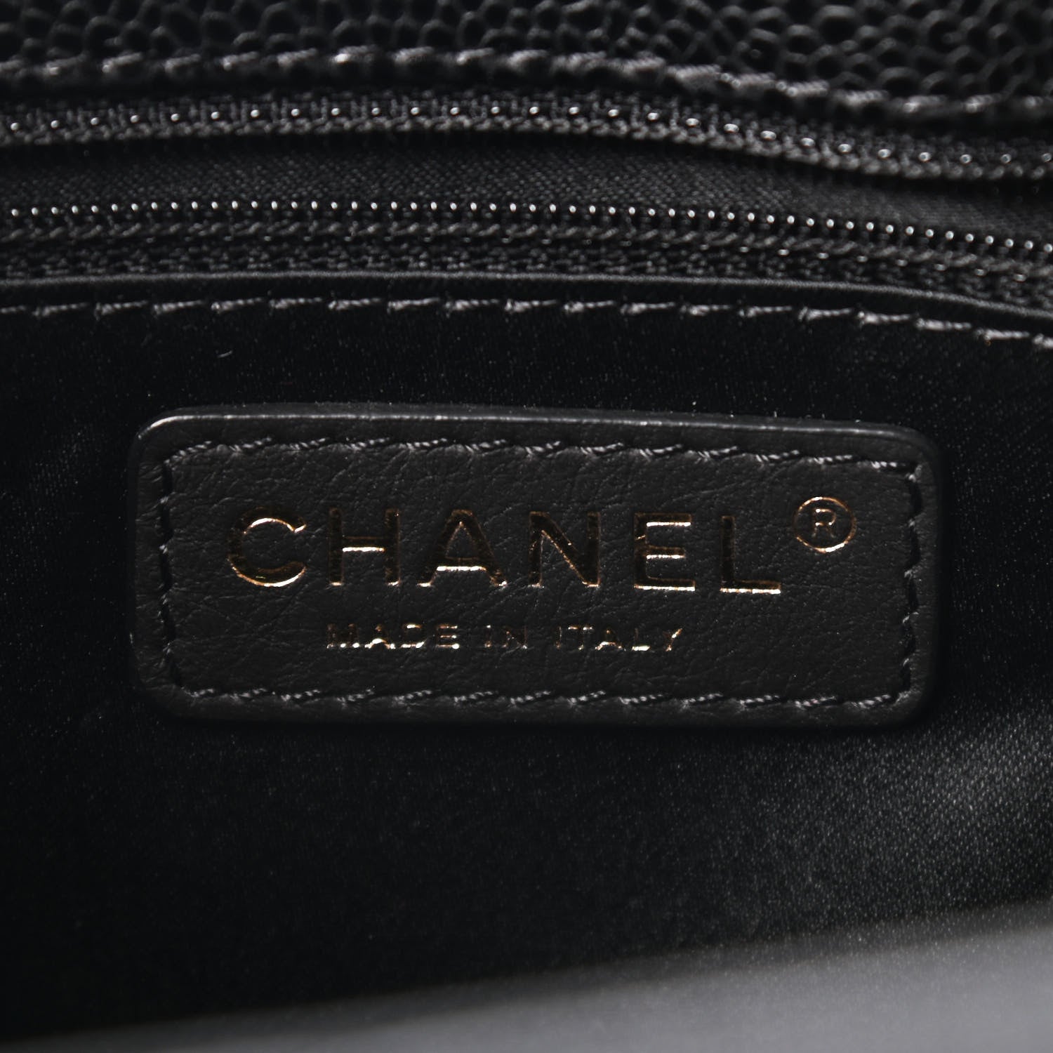 Chanel Caviar Quilted Grand Shopping Tote GST Black 6 of 9