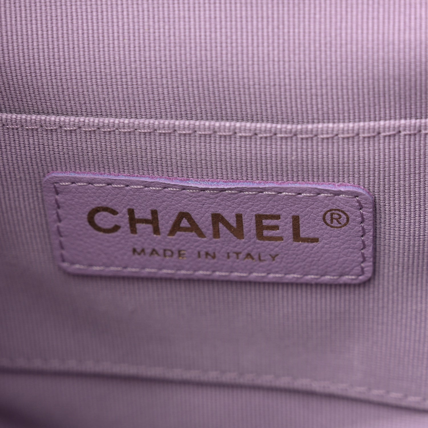 Chanel Lambskin Quilted Small Duma Drawstring Backpack Light Purple 6 of 10