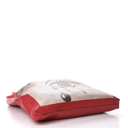 Gucci Calfskin Large Elton John Levon-Goodbye Tote Red 4 of 13