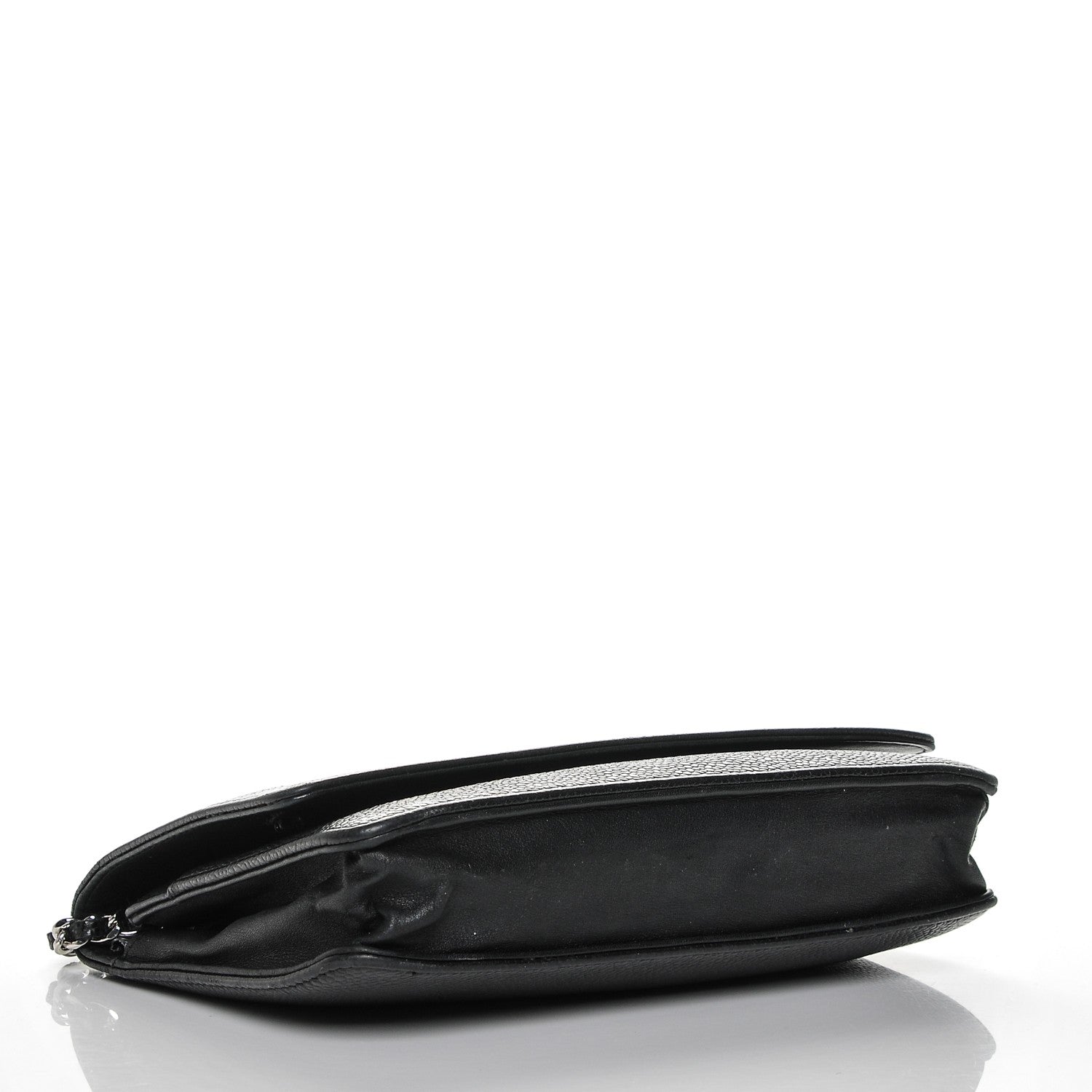 Chanel Caviar Timeless CC Wallet On Chain WOC Black 4 of 8